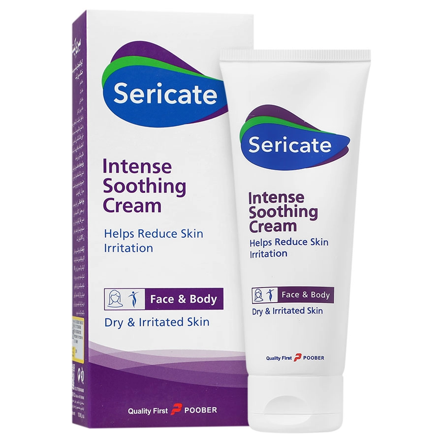 کرم التیام بخش Intense soothing پوست خشک 100ml سری کیت Sericate