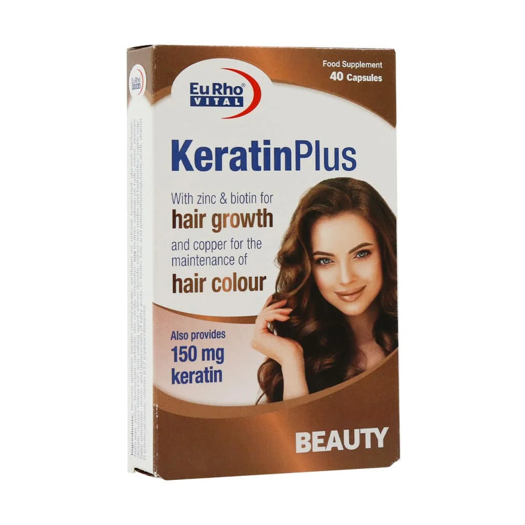 کپسول کراتین پلاس یوروویتال (Keratin Plus EuRho Vital)