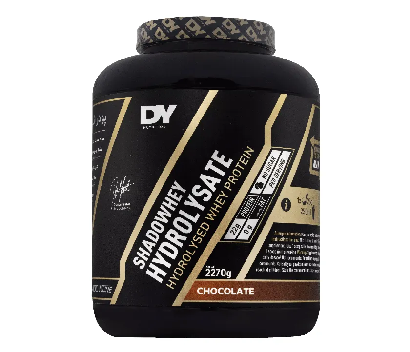 پودر پروتئین هیدرولیز شادو وی دوریان یتس 2270 گرم با طعم وانیل (DY Nutrition Shadow Whey Hydrolysate Protein Powder)
