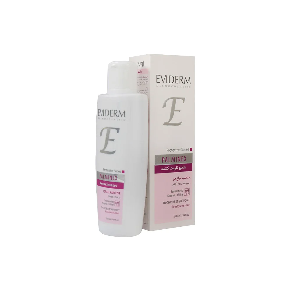 شامپو تقویت کننده 250ml اویدرم Eviderm Palminex